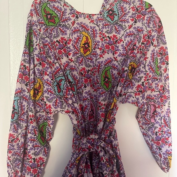 Rhode Purple Paisley Ella Dress - Picture 2 of 4